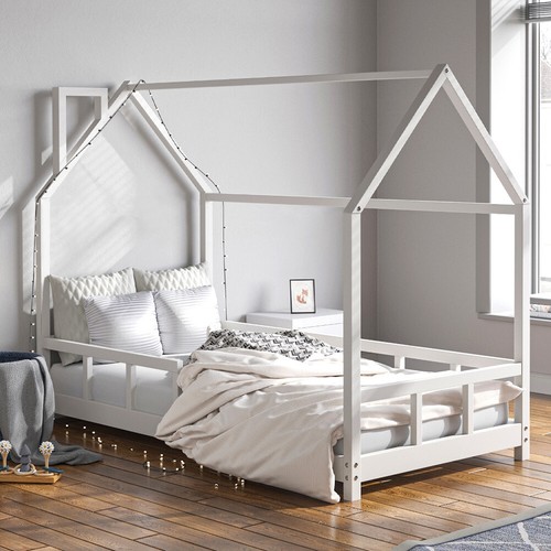 Solid wooden pine bed - 1.6m,