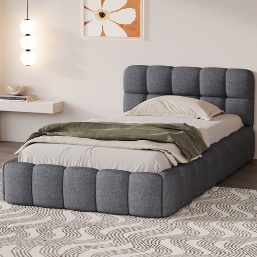 3ft single upholstered bed - 3ft,