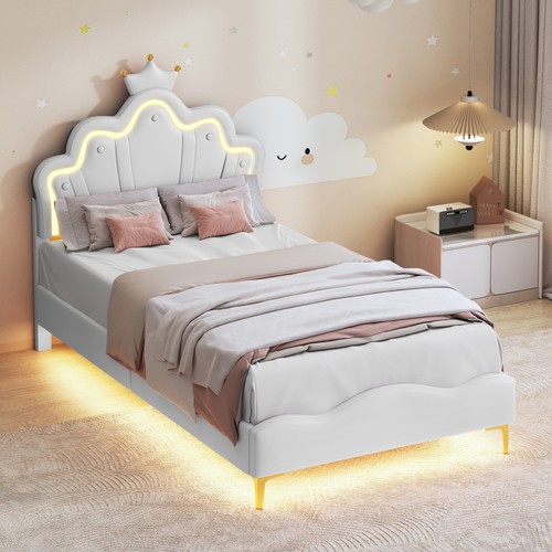 Upholstered 3ft single bed - upholstered,