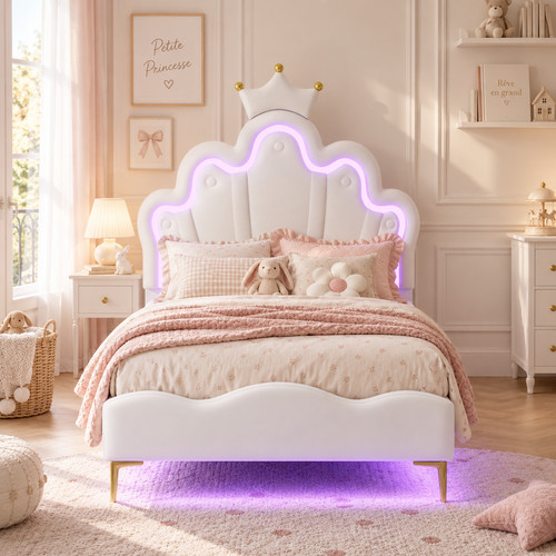 3ft single led bed frame - single,