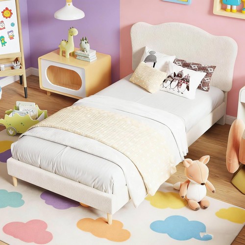 Velvet bed frame - single, size