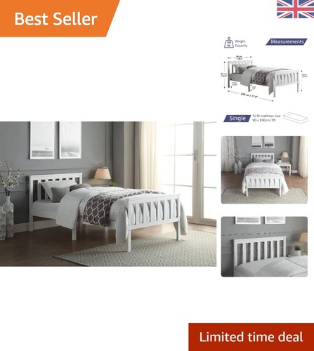 Durable white pine - pine, bed