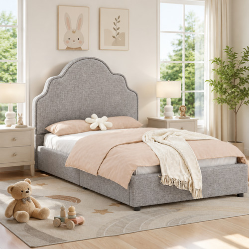 3ft single linen upholstered - 3ft,
