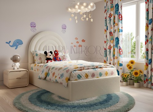 Kids upholstered bed frame - kids,