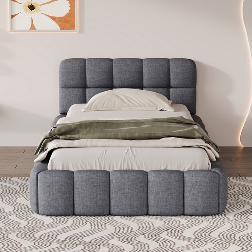 3ft single bed upholstered - single,
